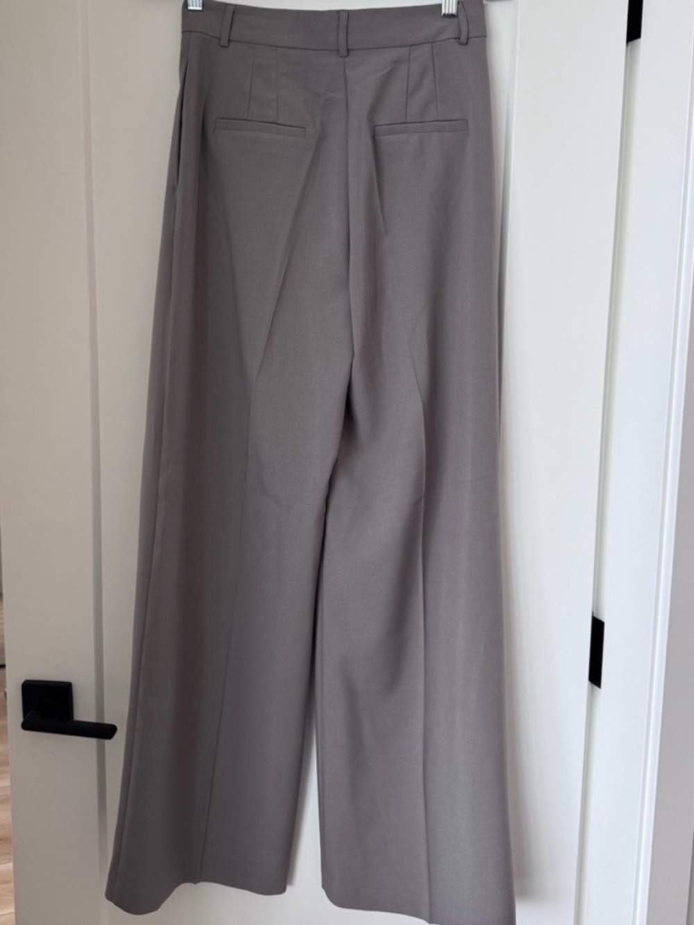 Dynamite Ellie Pleated Wide Leg Pants — Rainstorm Taupe - Picture 2 of 6